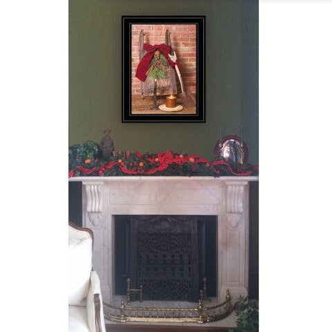 Let Christmas Live By Billy Jacobs, Ready To Hang Framed Print, Black Frame