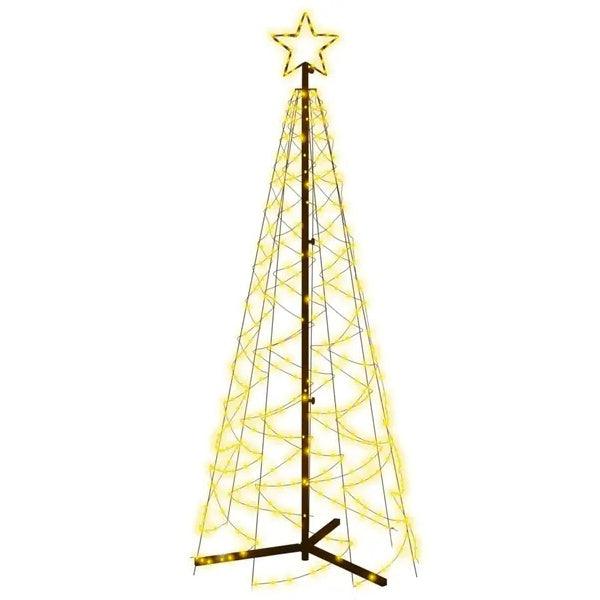 Christmas Cone Tree Warm White 200 LEDs 2x6 Ft