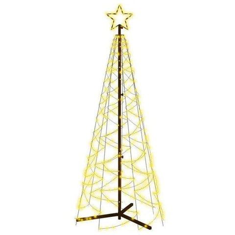 Christmas Cone Tree Warm White 200 LEDs 2x6 Ft