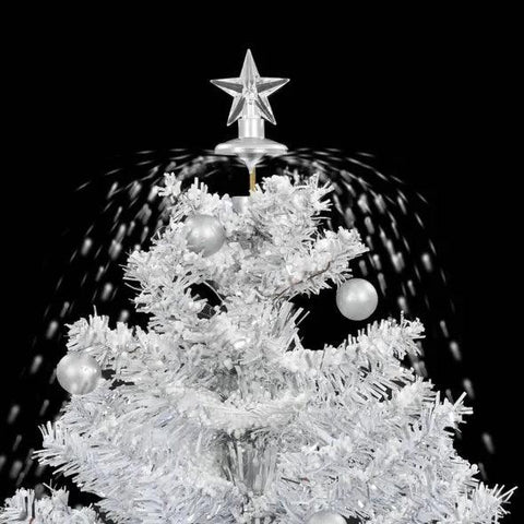 Snowing Christmas Tree With Umbrella Base White 2 Ft