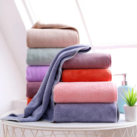 1pc Long Non-shedding Super Soft Bath Towel,Women's Towel Bathrobe,Hosuehold Wrap Towel Robe,Bathroom Supplies,Home Supplies ﻿