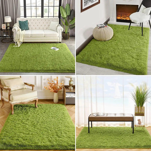 Fluffy Rugs for Bedroom Fuzzy Area Rugs for Living Room Soft Kids Carpet Non Slip Rugs for Hardwood Floors Room Decor