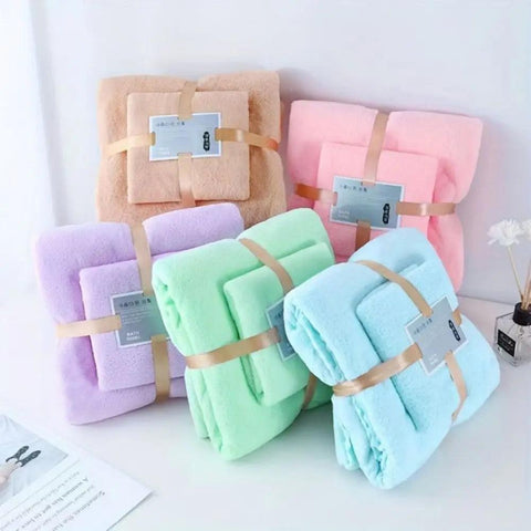 1pc Long Non-shedding Super Soft Bath Towel,Women's Towel Bathrobe,Hosuehold Wrap Towel Robe,Bathroom Supplies,Home Supplies ﻿