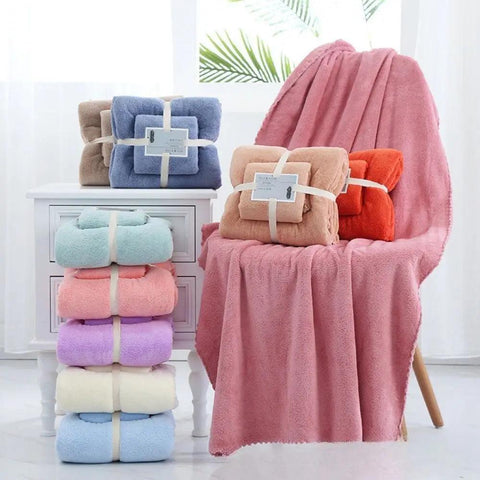 1pc Long Non-shedding Super Soft Bath Towel,Women's Towel Bathrobe,Hosuehold Wrap Towel Robe,Bathroom Supplies,Home Supplies ﻿