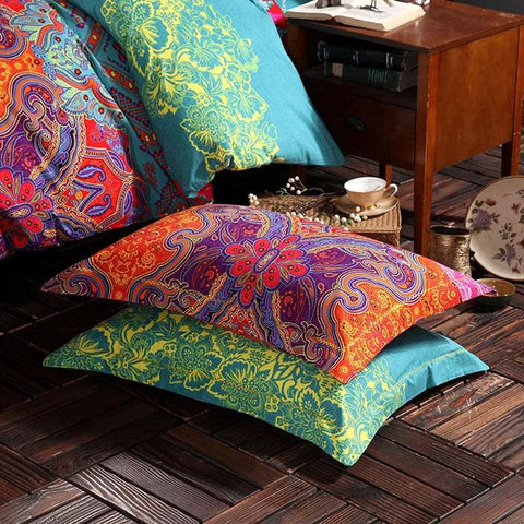 Bohemian Mandala 3D Comforter Bedding Set - Queen/King Size - Winter Bedsheet & Pillowcase - Bedlinen Bedspread