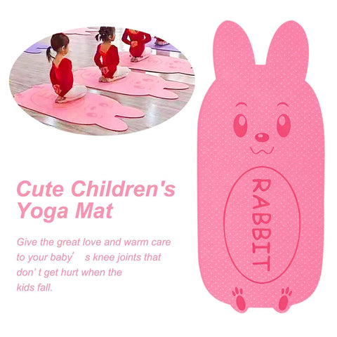 Cute Children Yoga Mat Non-slip TPE Soft Cushion Gymnastics Mats Kids' Dance Mats Non-Slip Mats Kids Rug Activitys Games