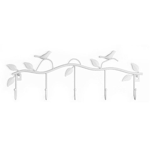 Birds Metal Wall Coat Rack and Hat Rack Multi-Function Mounted Hook Hangers For Livingroom Bedroom Decorative Hook Up floor