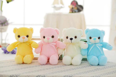 32-75CM Luminous Creative Light Up LED Teddy Bear Stuffed Animal Plush Toy Colorful Glowing Teddy Bear Christmas Gift for Kid