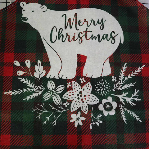 Linen Merry Christmas Apron Christmas Decorations for Home Kitchen Accessories 2024 Christmas Natal Navidad 2025 New Year Gifts