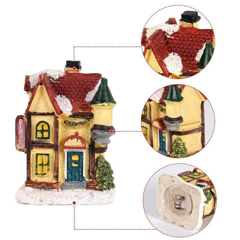 Christmas House Light Decorations For Home Ornaments Kids Xmas Gift New Year 2022 Navidad Decor Bedroom Night Light With Battery