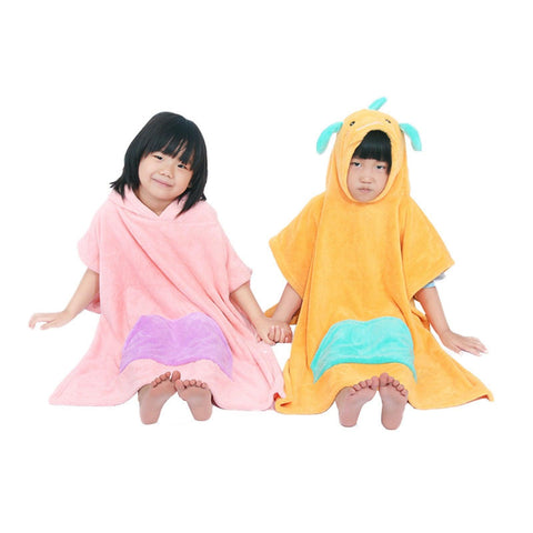 Cute Cartoon Cloak Melody Little Twin Stars Hooded Bath Towel Bathrobes Absorbent Towel Cloak Children&#39;s Coral Fleece Blanket