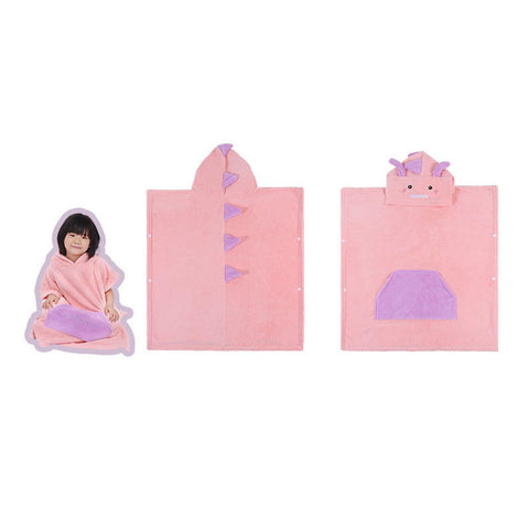 Cute Cartoon Cloak Melody Little Twin Stars Hooded Bath Towel Bathrobes Absorbent Towel Cloak Children&#39;s Coral Fleece Blanket