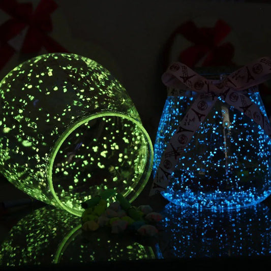 1Bag Luminous Particles Sand Colorful Fluorescent Glow Powder Glow In The Dark Home Christmas Party Decor DIY Decorations