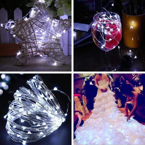 1-5M LED String Light Garland Ornament Christmas Decorations for Home Xams New Year Holiday Fairy Light Stripe Battery Operated