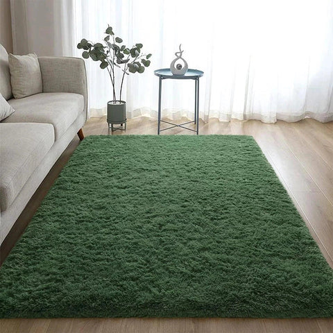 Fluffy Rug Indoor Plush Soft Carpet for Living Room Anti-Skid Durable Area Rug for Girls Bedroom Kids Room Carpets