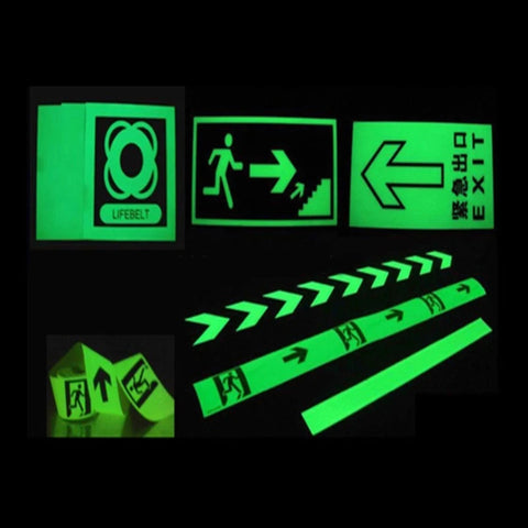 3M Luminous Tape Warning Band Glow In The Dark Wall Stickers Living Room Bedroom Home Decoration DIY Art Decal Fluorescent