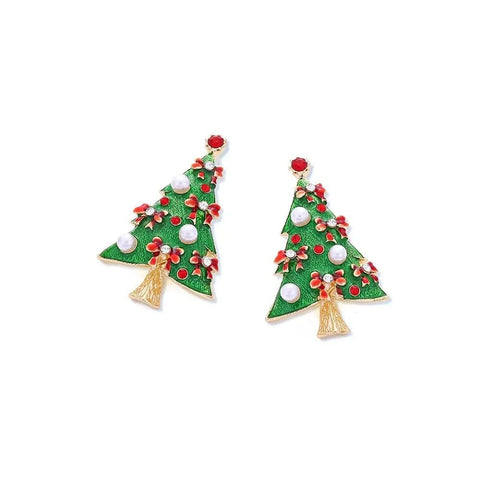 Sweet Christmas Gingerbread Man Earrings 2024 New Year Gifts