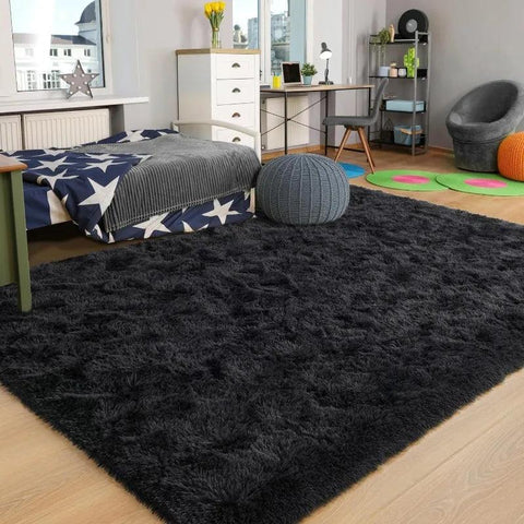 Large Area Rugs for Living Room Bedroom, Fluffy Kids Room Plush Shaggy Nursery Rug Furry Throw Carpets for Boys Girls