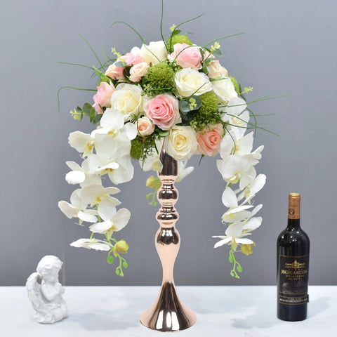 10pcs Metal Vase Centerpiece Stand Candle Holder Wedding Flower Table Decor