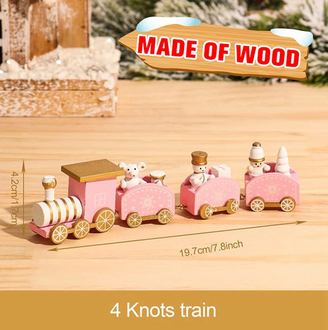 Christmas Train Merry Christmas Decorations For Home 2024 Cristmas Ornament Xmas Navidad Noel Gifts Happy New Year 2025 Gifts