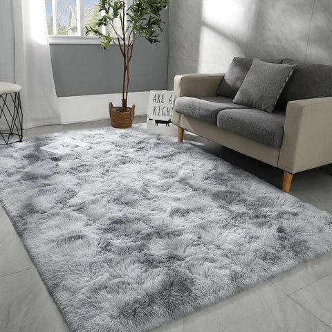 Fluffy Rugs for Bedroom Fuzzy Area Rugs for Living Room Soft Kids Carpet Non Slip Rugs for Hardwood Floors Room Decor