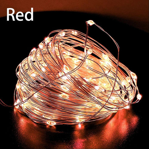 Fairy Lights Battery Operated Wedding Centerpiece Table Decorations Party Christmas Copper Wire String Lights Battery Powered