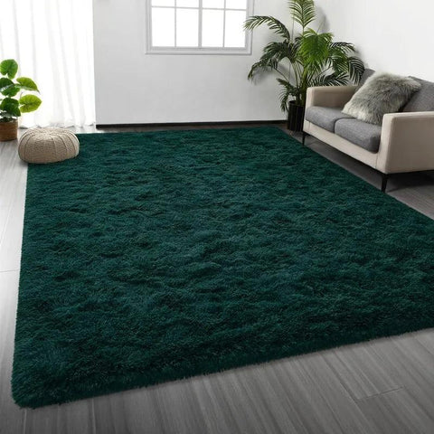 Large Shag Area Rugs, Tie-Dyed Plush Fuzzy Rugs for Living Room, Ultra Soft Fluffy Furry Rugs for Bedroom