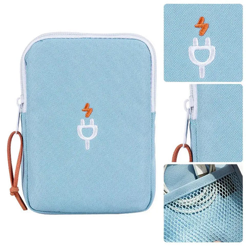 Electronics Travel Organizer Waterproof Tech Accessories Travel Case Pouch Charger Case For Cable Charging Cords Charger Phone