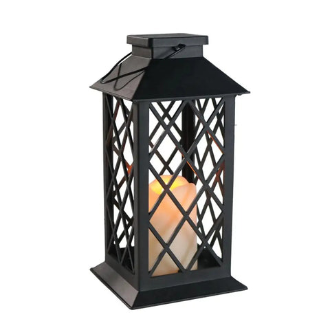 New Retro  Lantern  Hanging Candle Lamp Portable Outdoor Camping Night Lamp  Yard Garden Decor  Atmosphere Light