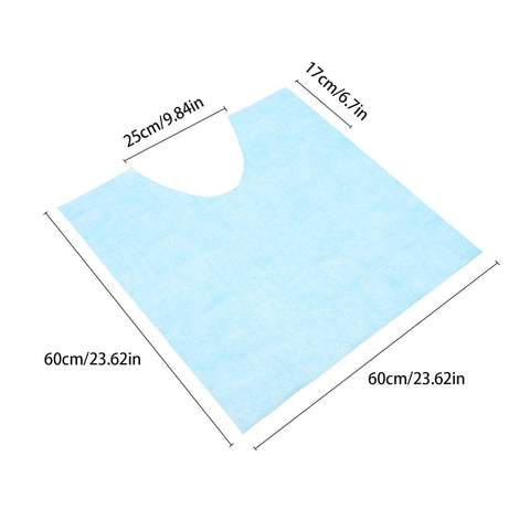 25 Pcs Non-slip U-shaped Floor Mat Contour Incontinence Pads Disposable Toilet Mat Waterproof