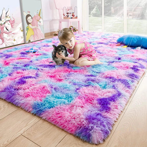 Home Large Size Plush Carpets for living room Children Bedroom Rug Decoration Thicken Rugs Play Mat for Girls Room Kids