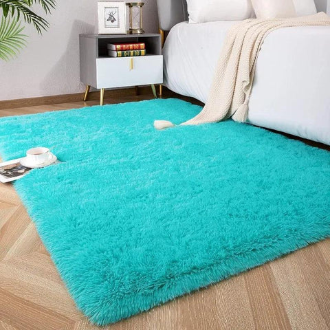 Large Area Rugs for Living Room Bedroom, Fluffy Kids Room Plush Shaggy Nursery Rug Furry Throw Carpets for Boys Girls