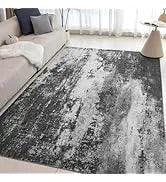 Stain Resistant Washable Area Rug 8x10 Living Room Large Rugs Soft Faux Wool Non-Shedding Low-Pile Floor Carpet for Dining Laund