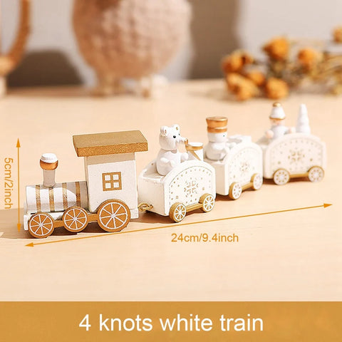 Christmas Train Merry Christmas Decorations For Home 2024 Cristmas Ornament Xmas Navidad Noel Gifts Happy New Year 2025 Gifts