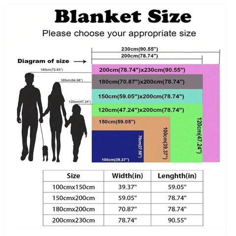 Cloud Printed Flannel Blanket, 1 Count Soft Comfortable Warm Throw, Air-conditioned Room Blanket, Warm Nap Blanket