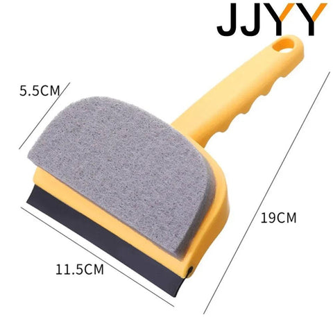 JJYY Double Sided Household Window Cleaner Tile Bathroom Cleaning Brush Window Scraper Cleaning Mirror Tool