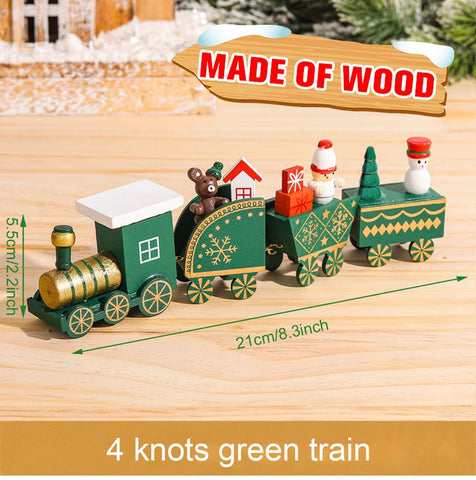 Christmas Train Merry Christmas Decorations For Home 2024 Cristmas Ornament Xmas Navidad Noel Gifts Happy New Year 2025 Gifts