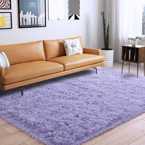 Fluffy Rug Indoor Plush Soft Carpet for Living Room Anti-Skid Durable Area Rug for Girls Bedroom Kids Room Carpets