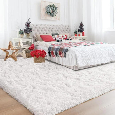 Large Area Rugs for Living Room Bedroom, Fluffy Kids Room Plush Shaggy Nursery Rug Furry Throw Carpets for Boys Girls