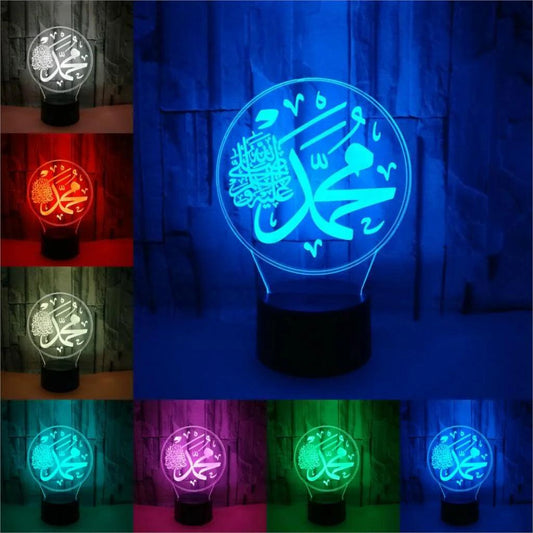 3D Night Light Religious Series llusion Night Lamp for Children LED Bedside Night Light Birthday Christmas Gift for Boys Room De