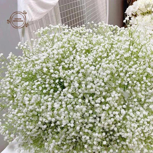 20PCS Babies Breath Artificial Flowers Plastic Gypsophila DIY Floral Bouquets Arrangement for Wedding Home Room Decoration