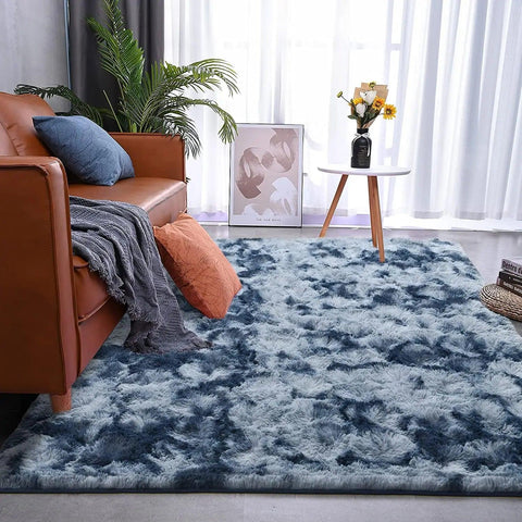 Lochas Thick dense plush carpet for room decor Large Area Rug Fluffy warm winter carpets floor mat for living room Bedroom