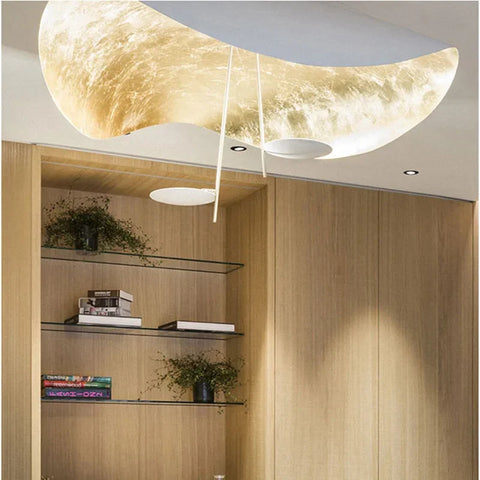 Modern Minimalist Flying Shuttle Hat LED Chandelier Living Room Restaurant Bedroom Pendant Lamp Art Home Decor Lighting Fixtures