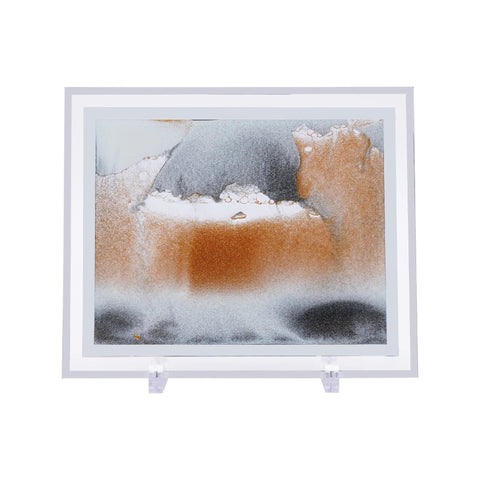 Liquid Moving Sand Art Picture Sandscapes & Landscapes In Motion Decorative Display Painting For Home & Office Desktop