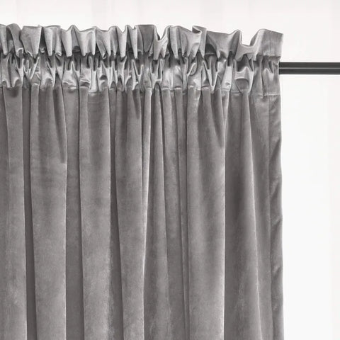 Velvet Curtains 2 Panels Set, Block Light Thermal Insulated Velour Rod Pocket Drapes for Bedroom and Living Room