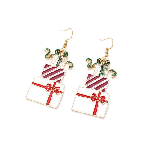 Sweet Christmas Gingerbread Man Earrings 2024 New Year Gifts