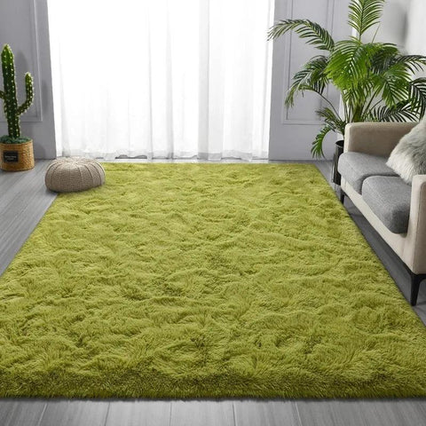 Large Shag Area Rugs, Tie-Dyed Plush Fuzzy Rugs for Living Room, Ultra Soft Fluffy Furry Rugs for Bedroom