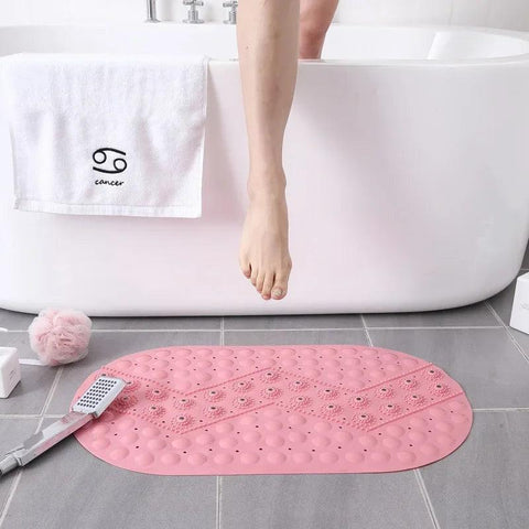 69x39cm Mat Bathtub Bath Mat PVC Small Bathtub Safety Shower Non-slip Bath Mats With Suction Cups Floor Mat