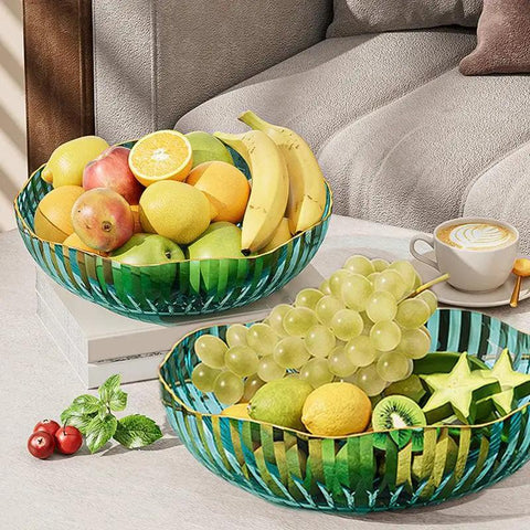 Kitchen Fruit Bowl Fruit Plate Fruit Tray Snack Tray Fruit Dish Produce Bowl Modern Table Centerpieces Fruit Serving Tray Fruit