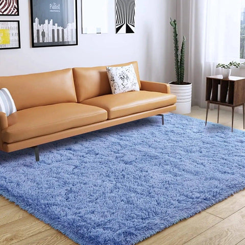 Fluffy Rug Indoor Plush Soft Carpet for Living Room Anti-Skid Durable Area Rug for Girls Bedroom Kids Room Carpets